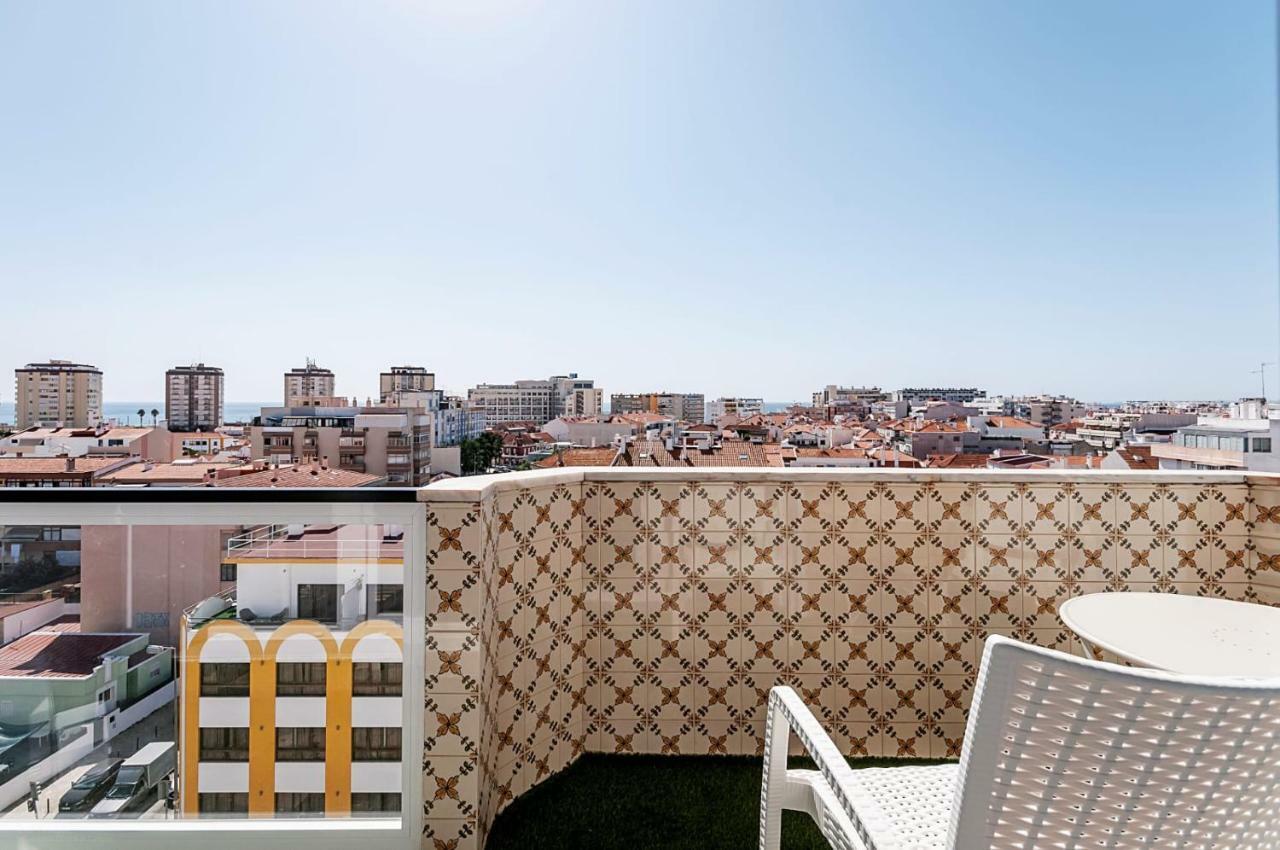 Lovely Lisboa Costa Da Caparica Seaview Apartment Exterior photo